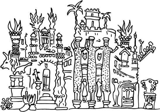 dessin-palais dr palais idéal