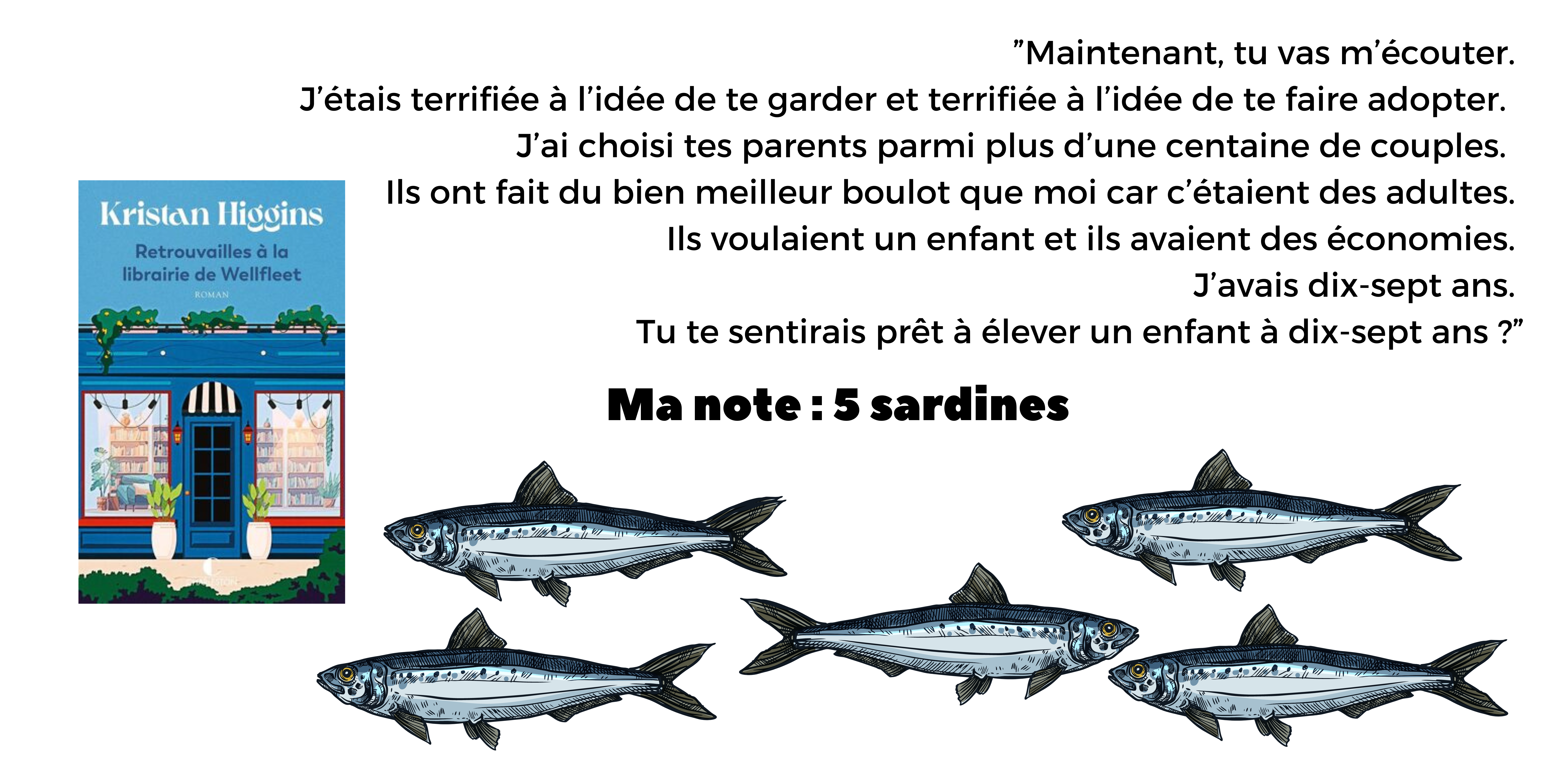 Retrouvailles à la librairie de Wellfleet : on ne naît pas mère, on le  devient. – Le bal littéraire des sardines, image size:6912x3456